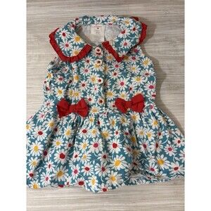 Young Hearts Vintage Flower Toddler Dress 2T